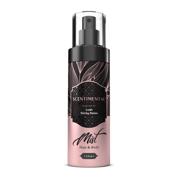 Inspired by Kayali Lush Sticky Dates Hair and Body Mist