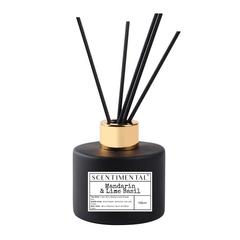 Scentimental Reed Diffuser - Mandarin & Lime Basil
