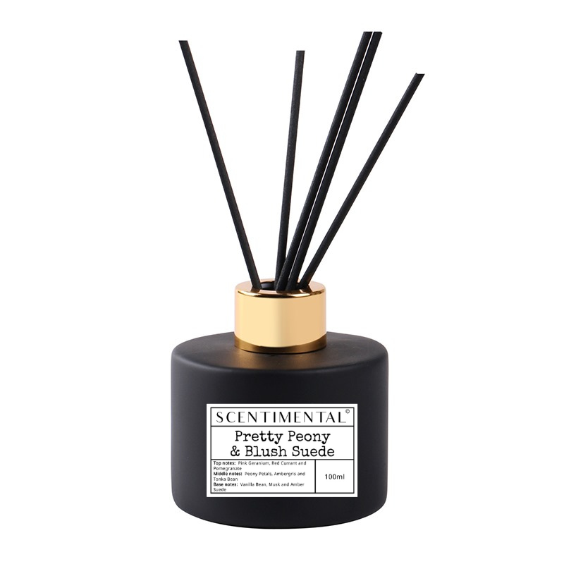 Scentimental Reed Diffuser - Pretty Peony & Blush Suede