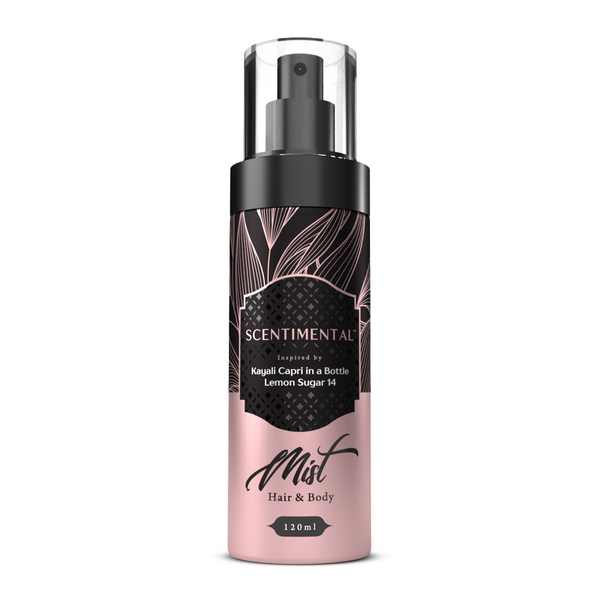 Inspired by Kayali Capri in a Bottle Lemon Sugar 14 Hair and Body Mist