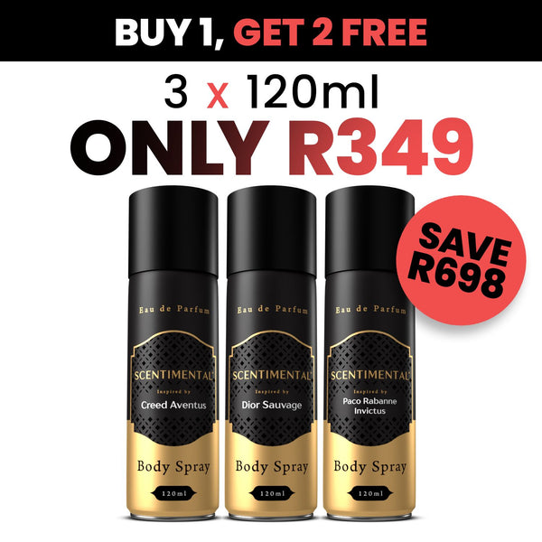 Build Your Own Buy ONE get TWO FREE Luxury Body Spray Bundle