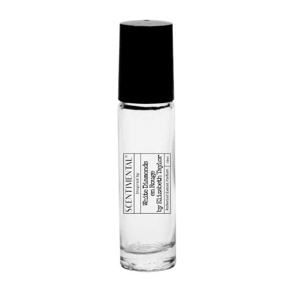 Inspired By Elizabeth Taylor White Diamonds en Rouge Rollerball Extrait Parfum (Ladies)